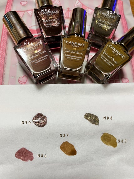 カラフルネイルズ/キャンメイク/マニキュアを使ったクチコミ(2枚目)