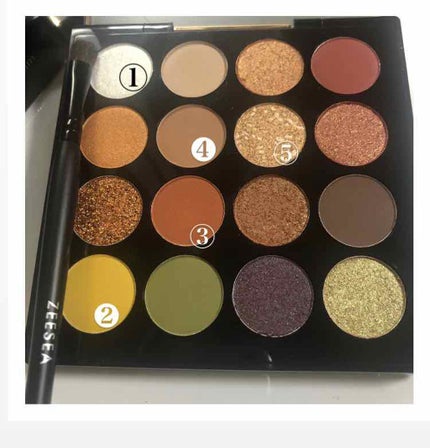 大英博物館 エジプトシリーズ アイシャドウパレット/ZEESEA/アイシャドウパレットを使ったクチコミ(2枚目)