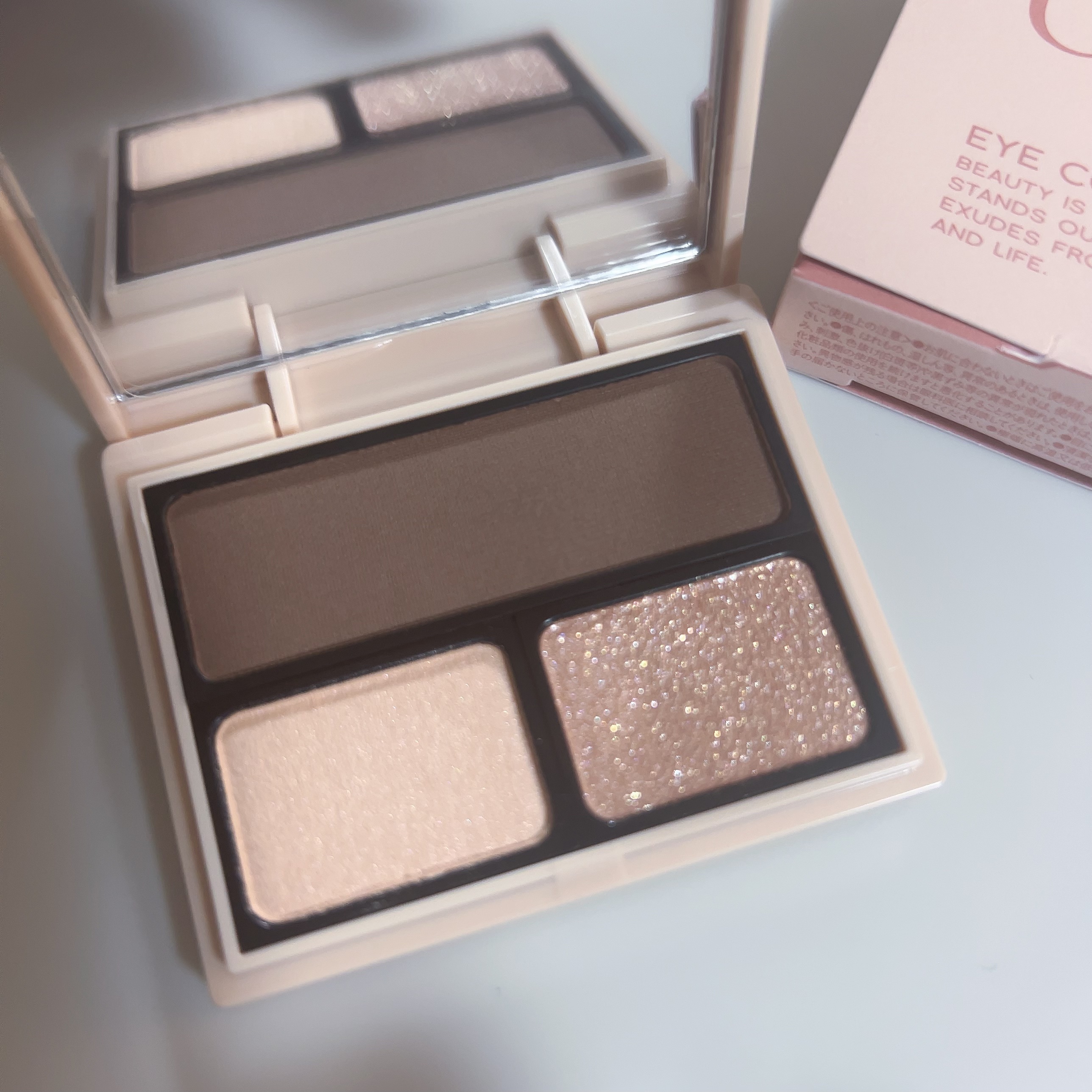 アイカラーパレット 03 テディココ/Upt/アイシャドウパレットを使ったクチコミ（2枚目）