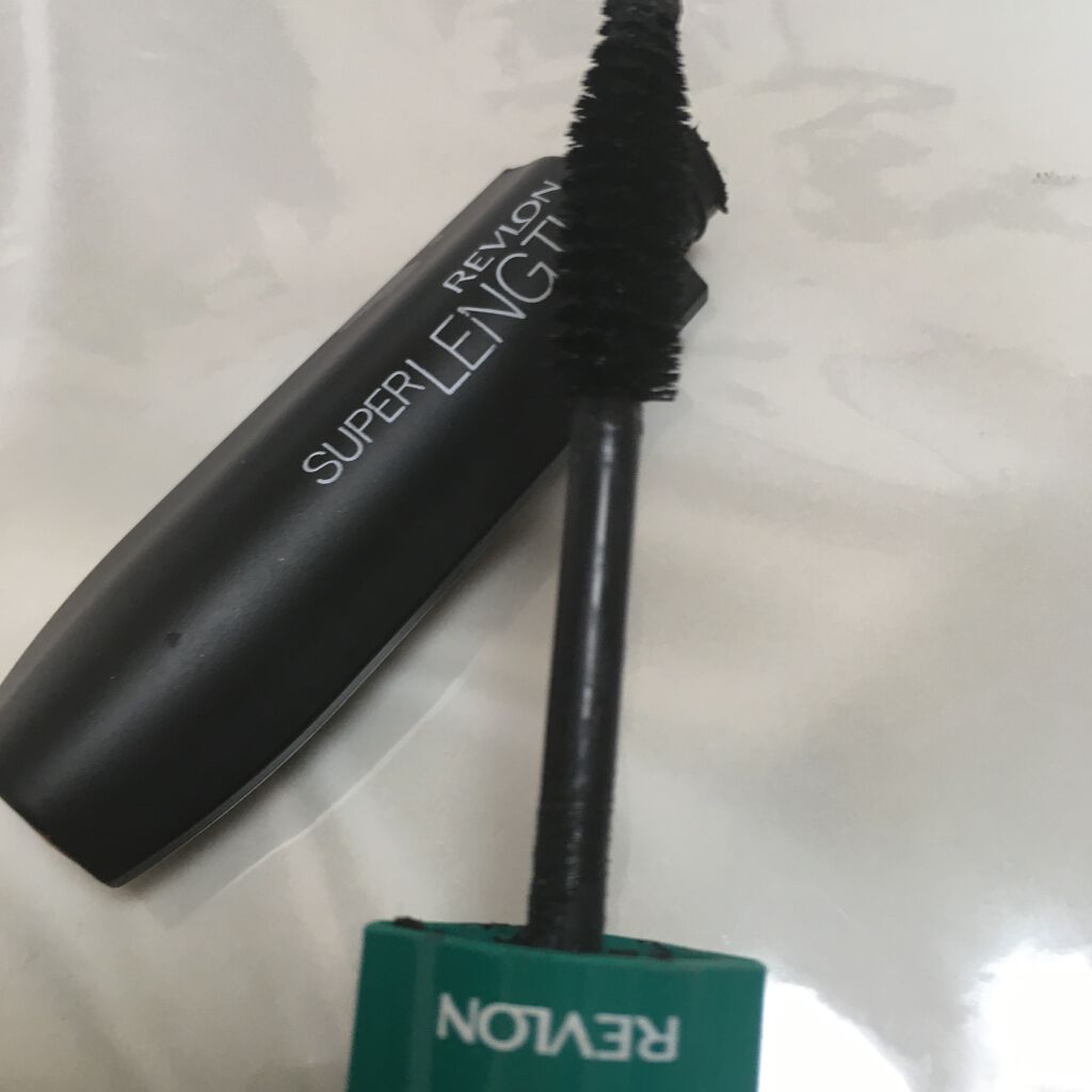 スーパー レングス - ウォータープルーフ ＃001 ブラッケスト ブラック/REVLON/マスカラを使ったクチコミ（1枚目）