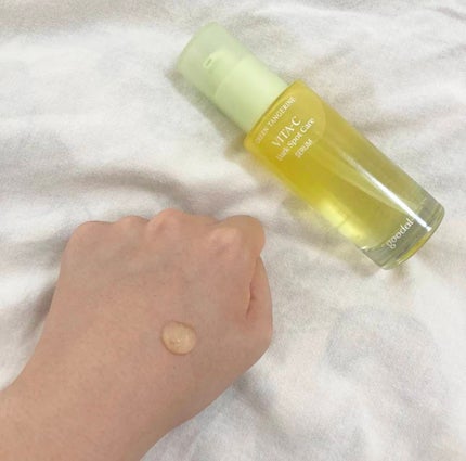 グリーンタンジェリン ビタC ダークスポットケアセラム/goodal/美容液を使ったクチコミ(2枚目)