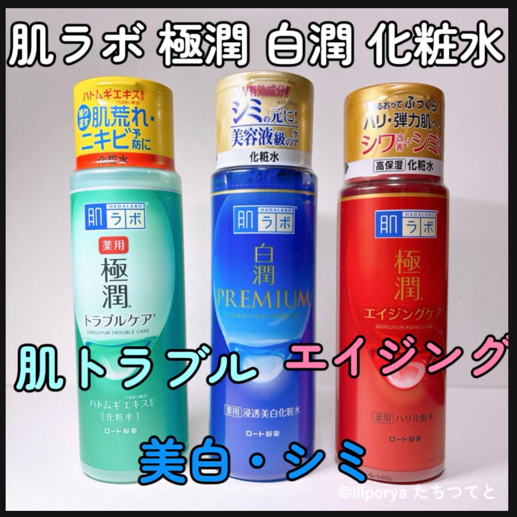 薬用 極潤 スキンコンディショナー/肌ラボ/化粧水を使ったクチコミ(1枚目)