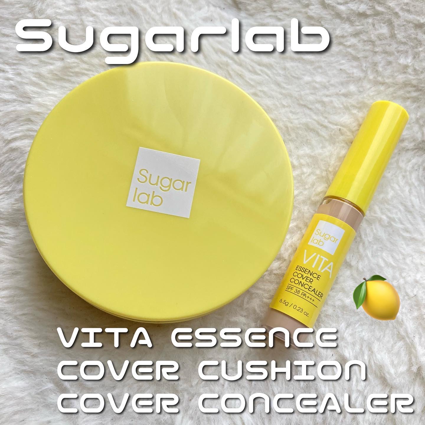ビタエッセンスカバークッション/Sugar Lab/クッションファンデーションを使ったクチコミ（1枚目）