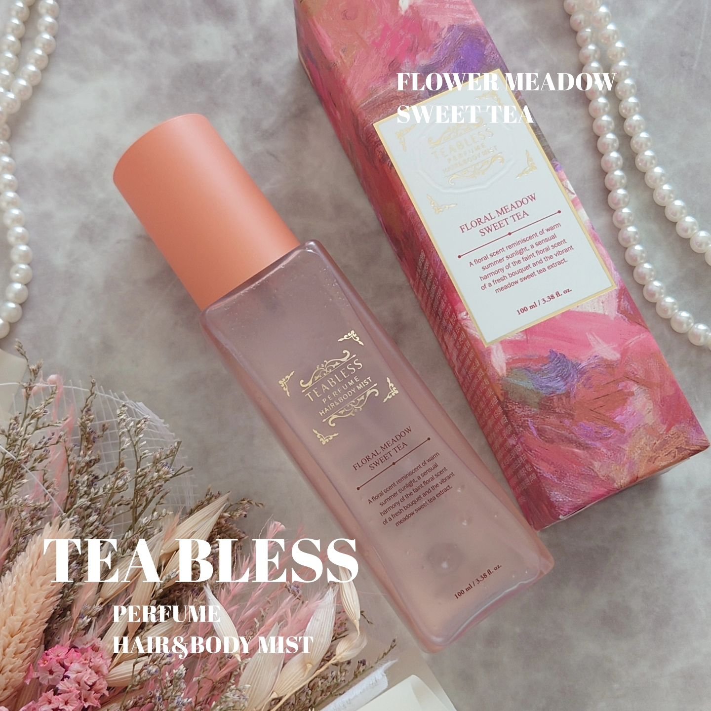 パヒュームヘア&ボディミスト フローラルメドウスウィートティー/TEABLESS/ヘアミストを使ったクチコミ（1枚目）