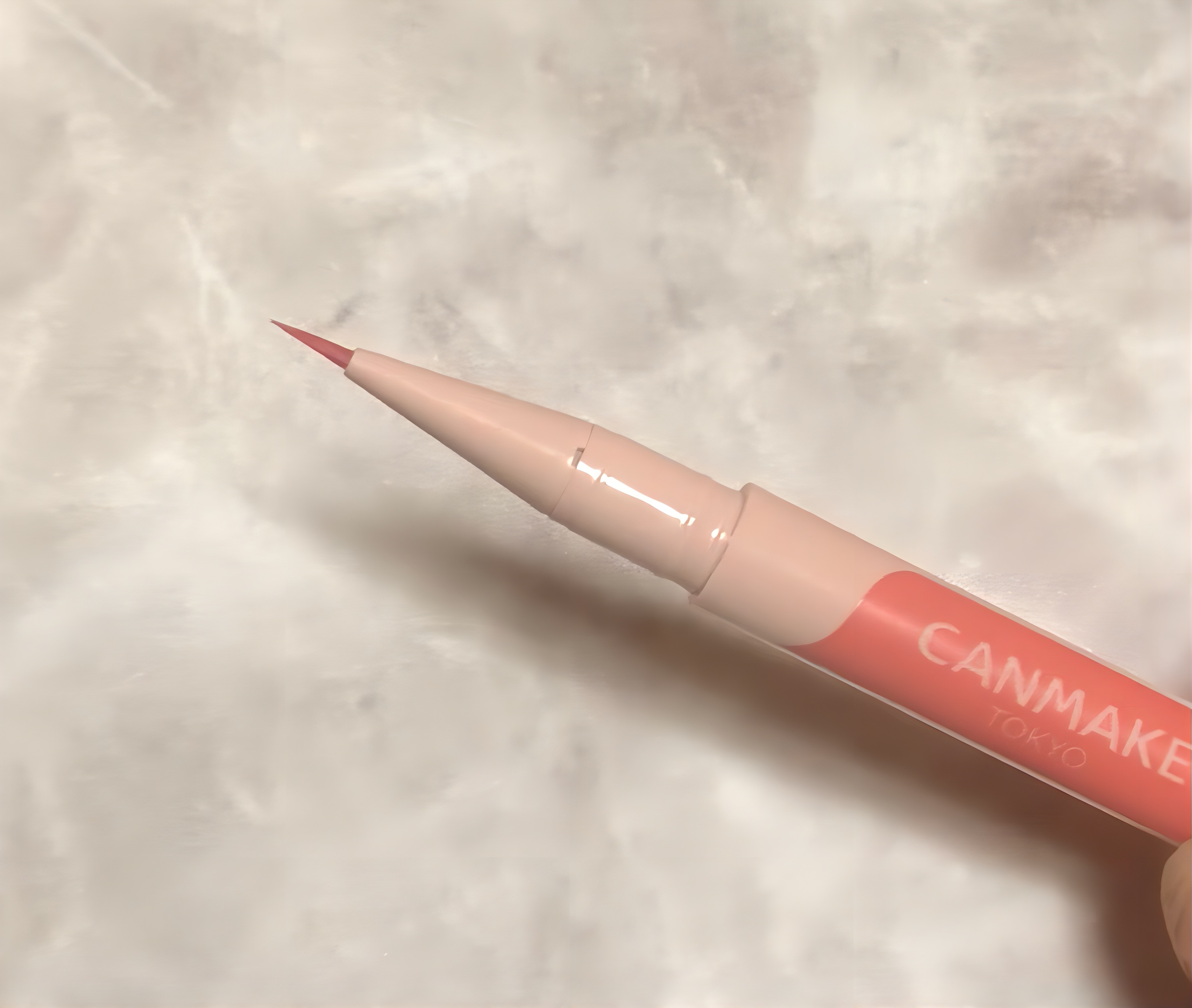 3wayスリムアイルージュライナー 01 ピュアレッド/キャンメイク/リキッドアイライナーを使ったクチコミ（2枚目）