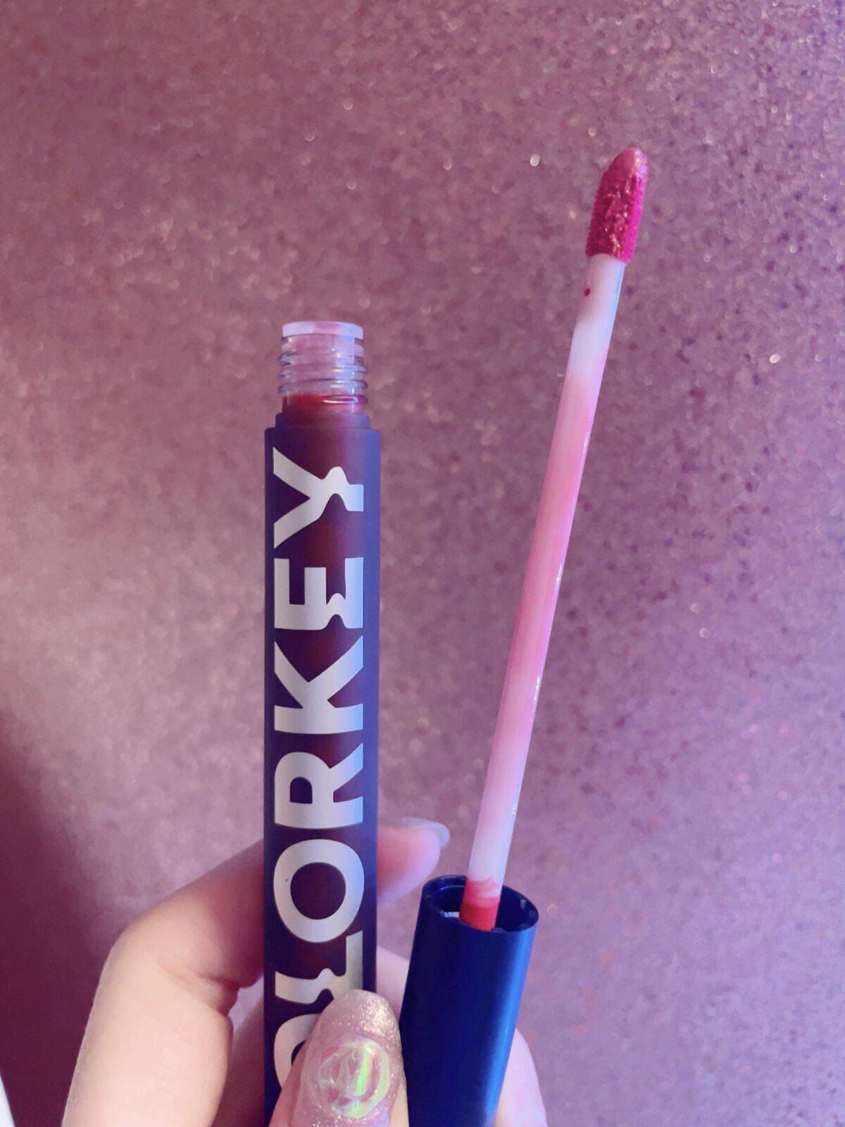 シャインミラーティント/COLORKEY/リップティントを使ったクチコミ（3枚目）