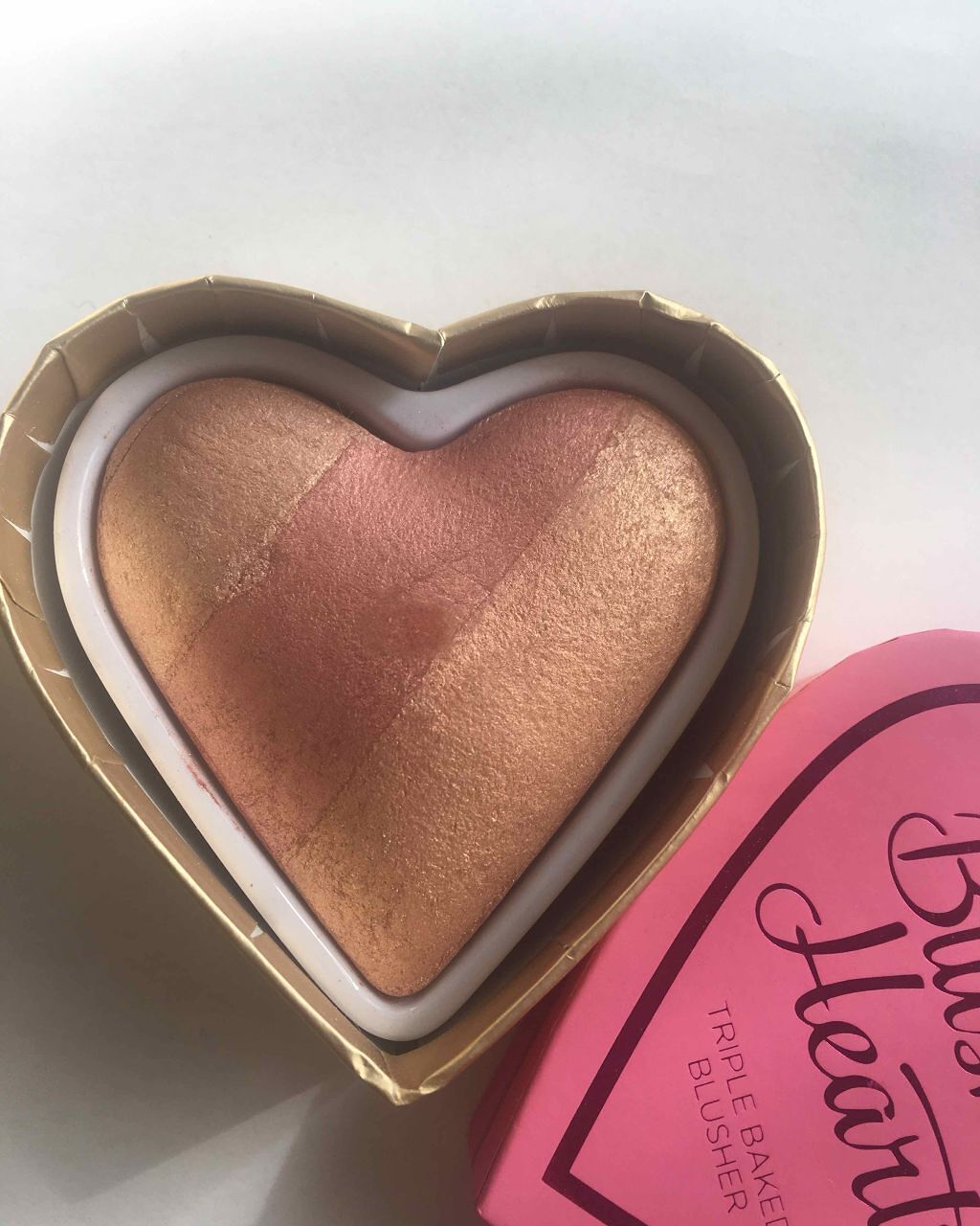 ブラッシング ハート/MAKEUP REVOLUTION/パウダーチークを使ったクチコミ（1枚目）