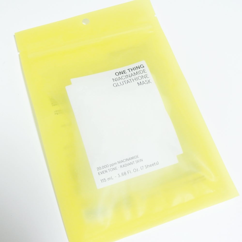 ナイアシンアミドグルタチオンマスク/ONE THING/シートマスク・パックを使ったクチコミ(1枚目)