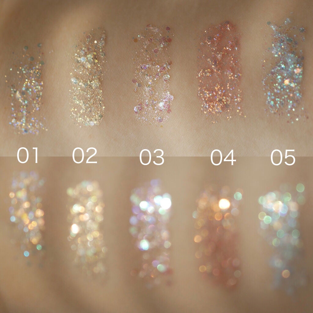 DAZE EYE GLITTER/4OIN /リキッドアイシャドウを使ったクチコミ(3枚目)