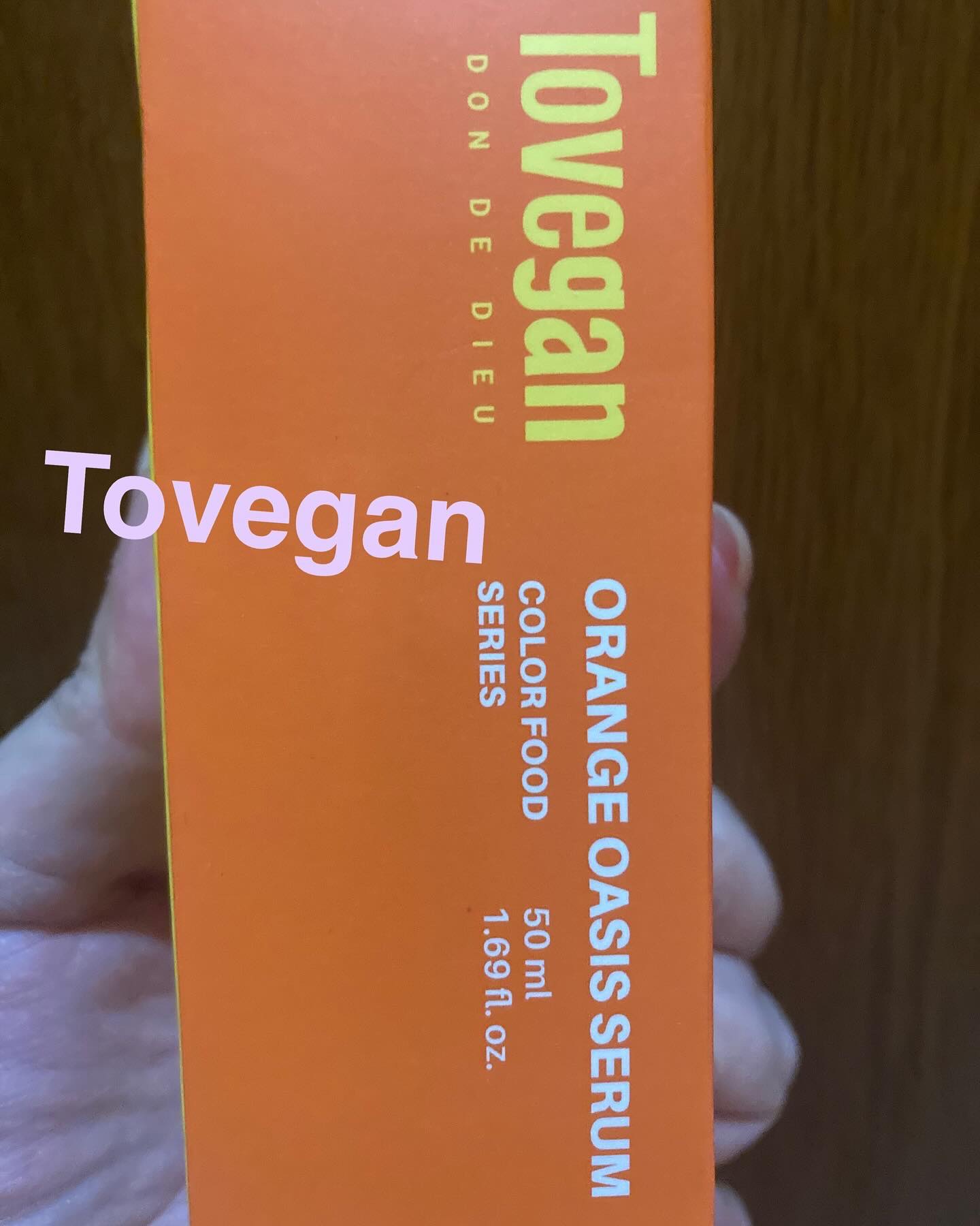カラーフードシリーズオレンジオアシスセラム/Tovegan/美容液を使ったクチコミ（1枚目）