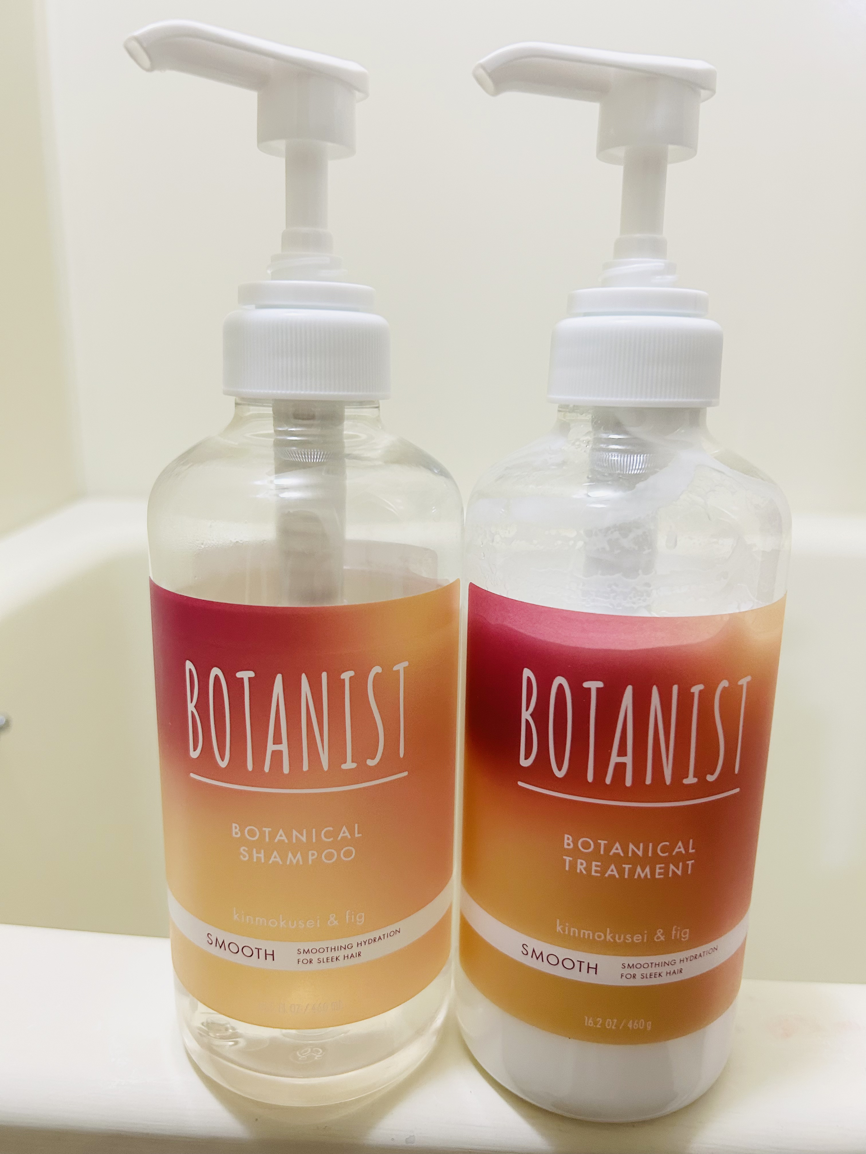 ボタニカルシャンプー/トリートメント　キンモクセイ＆フィグの香り（モイスト）/BOTANIST/市販シャンプーを使ったクチコミ（3枚目）