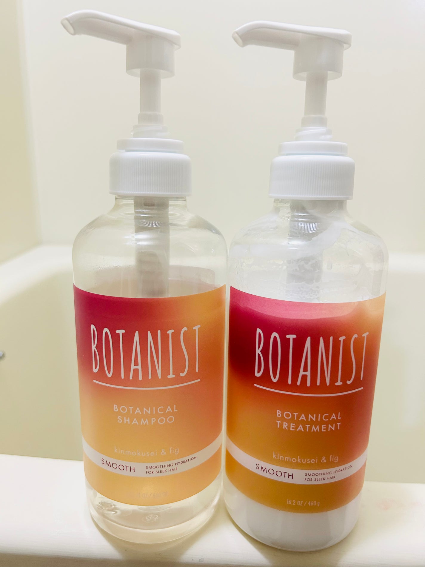 ボタニカルシャンプー/トリートメント キンモクセイ&フィグの香り(モイスト)/BOTANIST/市販シャンプーを使ったクチコミ(3枚目)