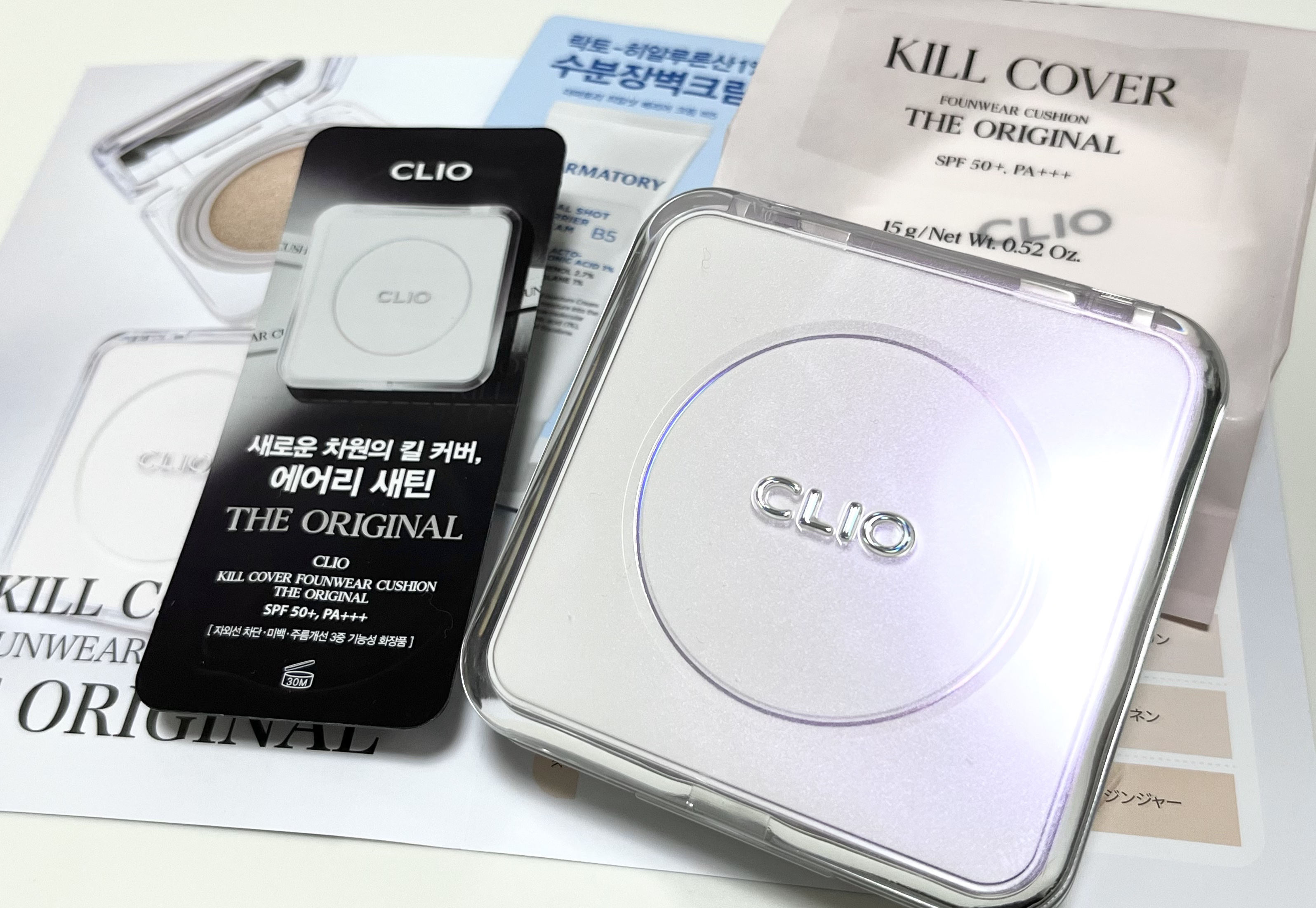 キル カバー ファンウェア クッション ザ オリジナル/CLIO/クッションファンデーションを使ったクチコミ（1枚目）