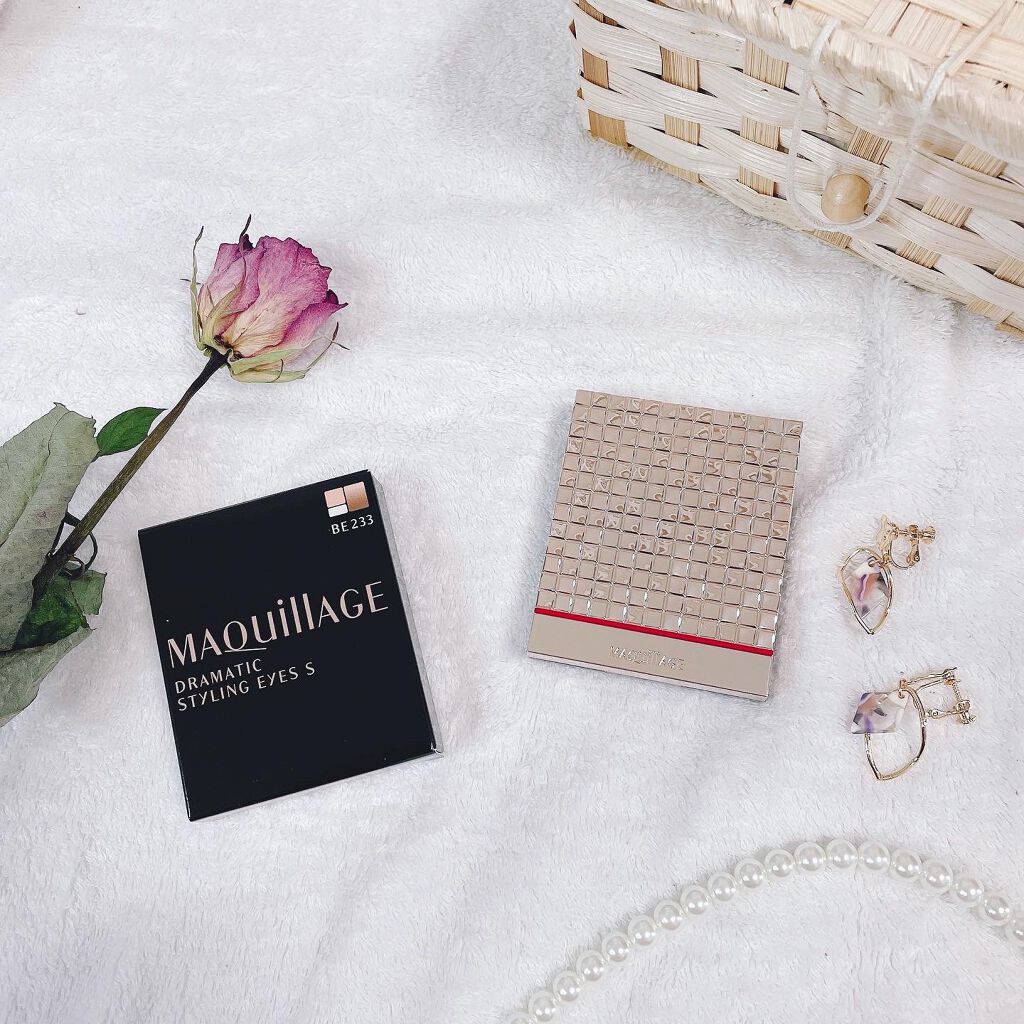 ドラマティックスタイリングアイズＳ/マキアージュ/アイシャドウパレットを使ったクチコミ（1枚目）