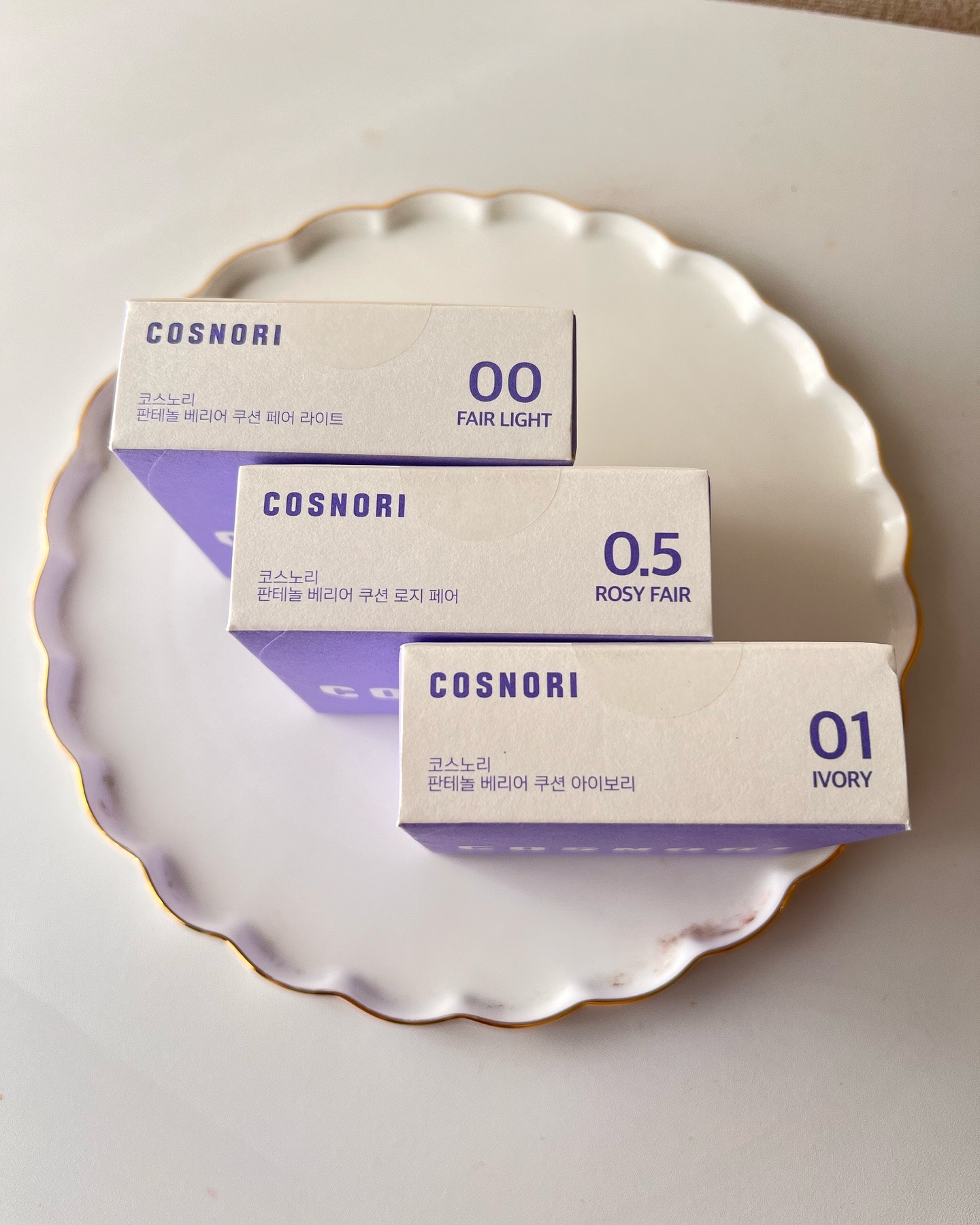 パンテノールバリアクッション/COSNORI/クッションファンデーションを使ったクチコミ（2枚目）