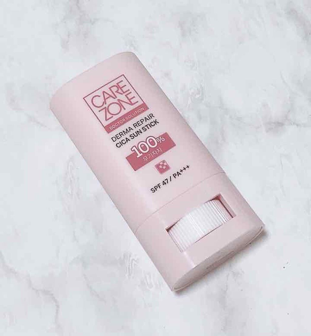 CICA サンスティック/CARE ZONE/日焼け止めスティックを使ったクチコミ（2枚目）