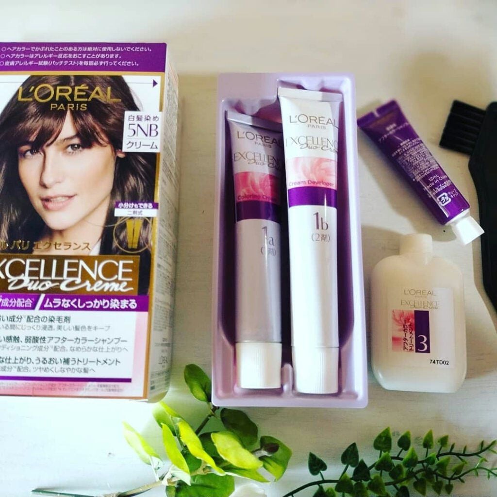 エクセランス R クリームタイプ /ロレアル パリ/ヘアカラーを使ったクチコミ(2枚目)