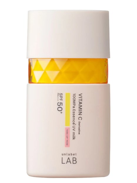 Vトーンアップ UVミルク クリアホワイト/unlabel/日焼け止めミルクを使ったクチコミ（1枚目）