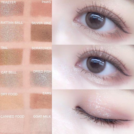 エクスプローラ12色 動物アイシャドウパレット/PERFECT DIARY/アイシャドウパレットを使ったクチコミ(6枚目)