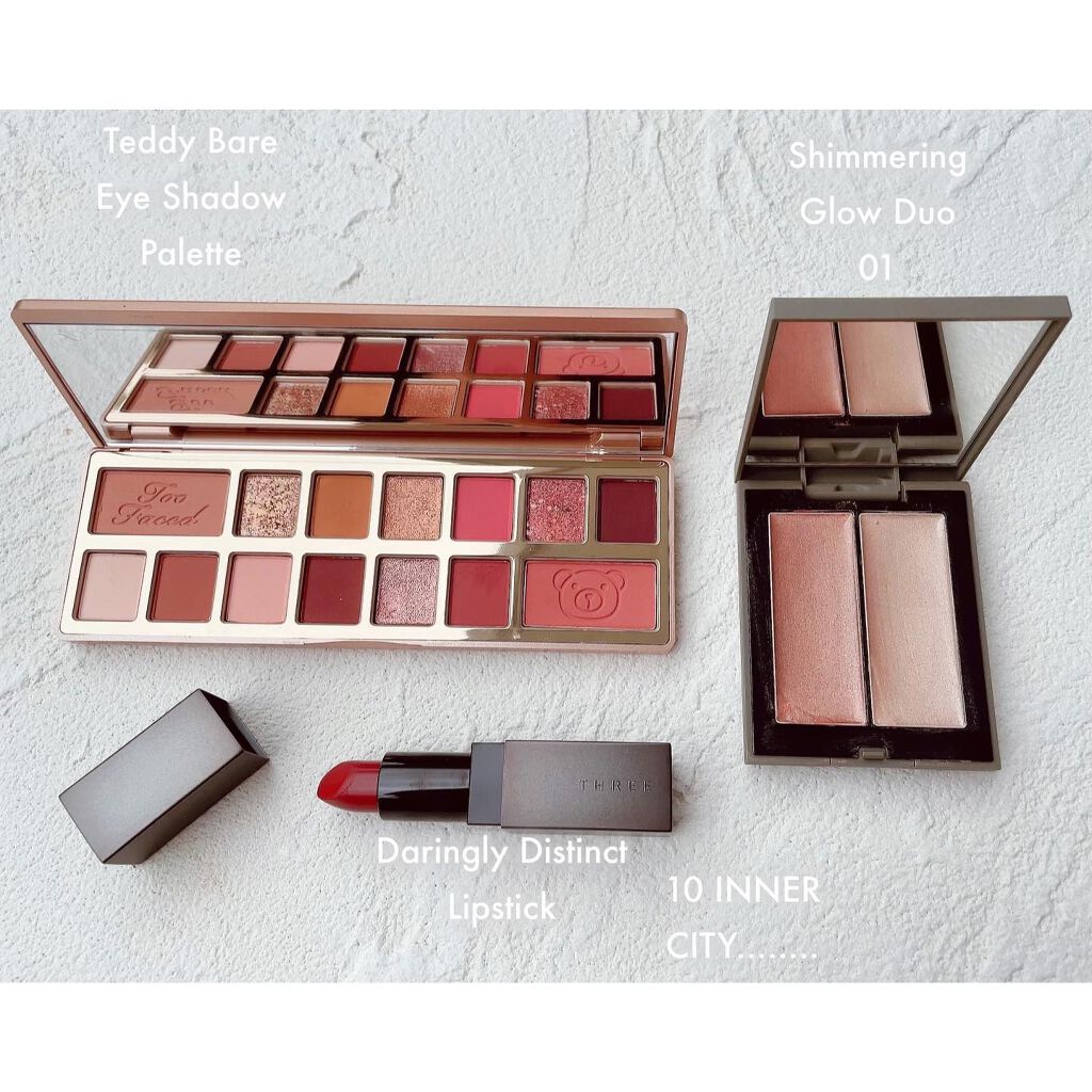 デアリングリィディスティンクトリップスティック/THREE/口紅を使ったクチコミ（1枚目）