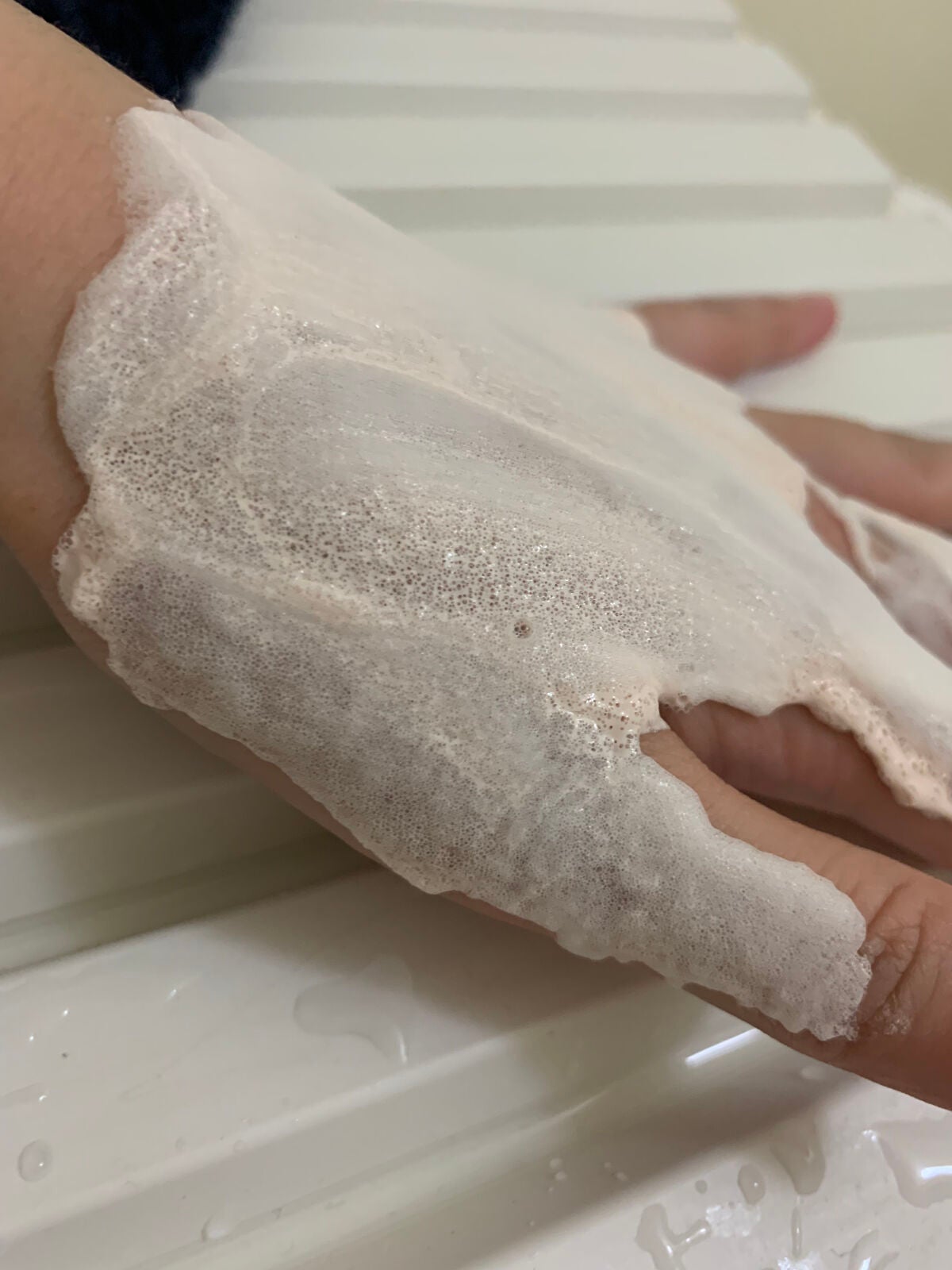 ももぷり フレッシュバブルパック/ももぷり/洗い流すパック・マスクを使ったクチコミ(4枚目)