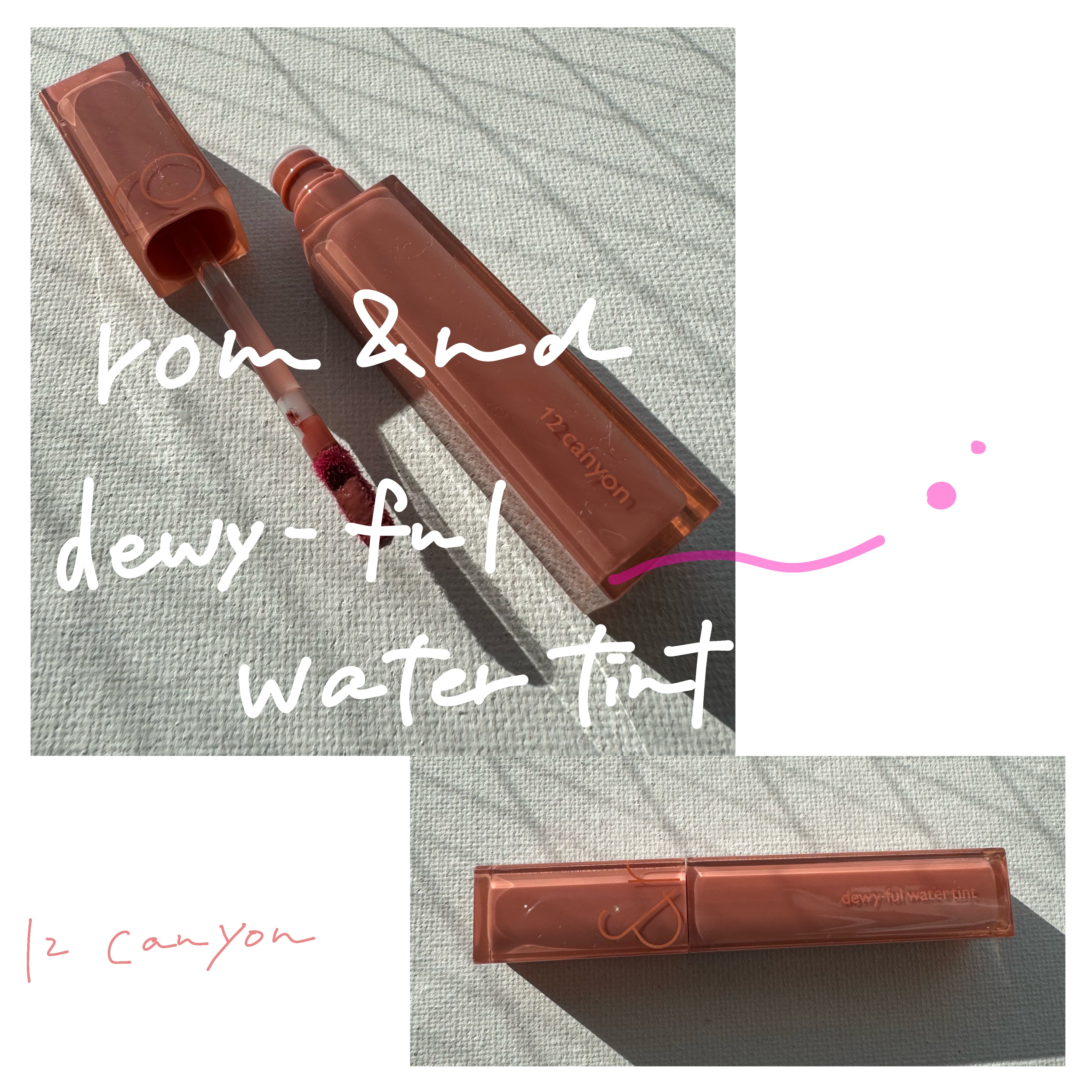 デュイフルウォーターティント/rom&nd/リップティントを使ったクチコミ（1枚目）