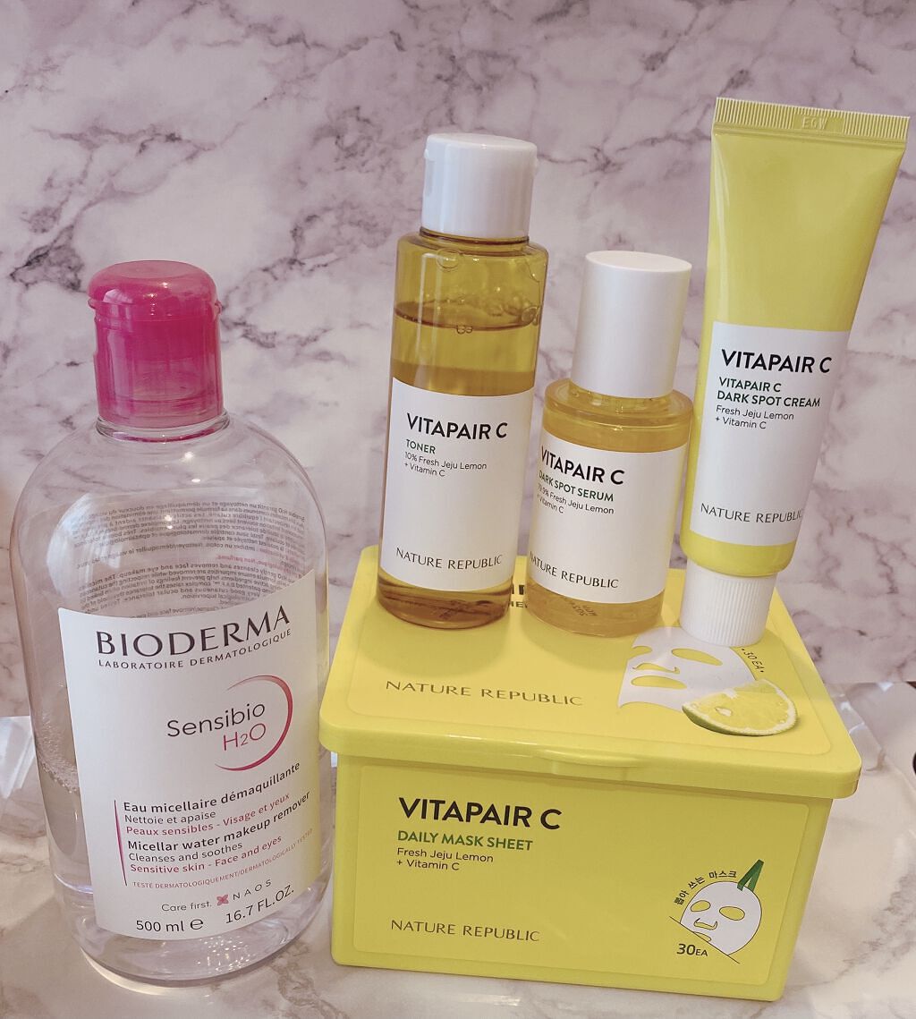 ビタペアC 集中美容液スペシャルセット/ネイチャーリパブリック/美容液を使ったクチコミ（1枚目）
