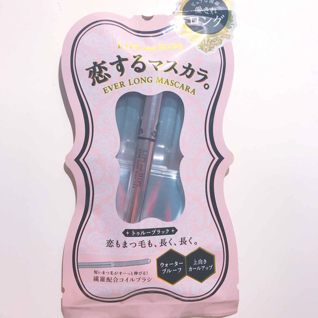 エバー ロングキープマスカラ トゥルー ブラック/LIPS and HIPS/マスカラを使ったクチコミ(1枚目)