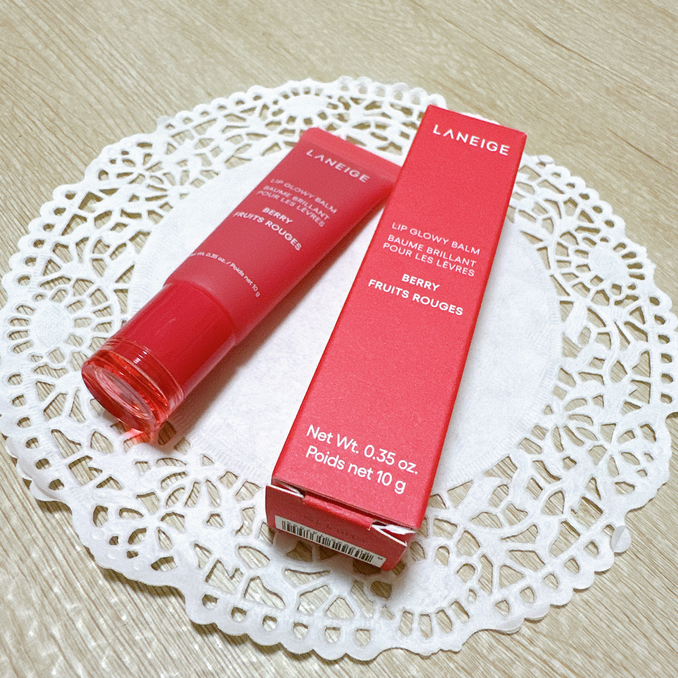 リップグロウィバーム/LANEIGE/リップバームを使ったクチコミ（2枚目）