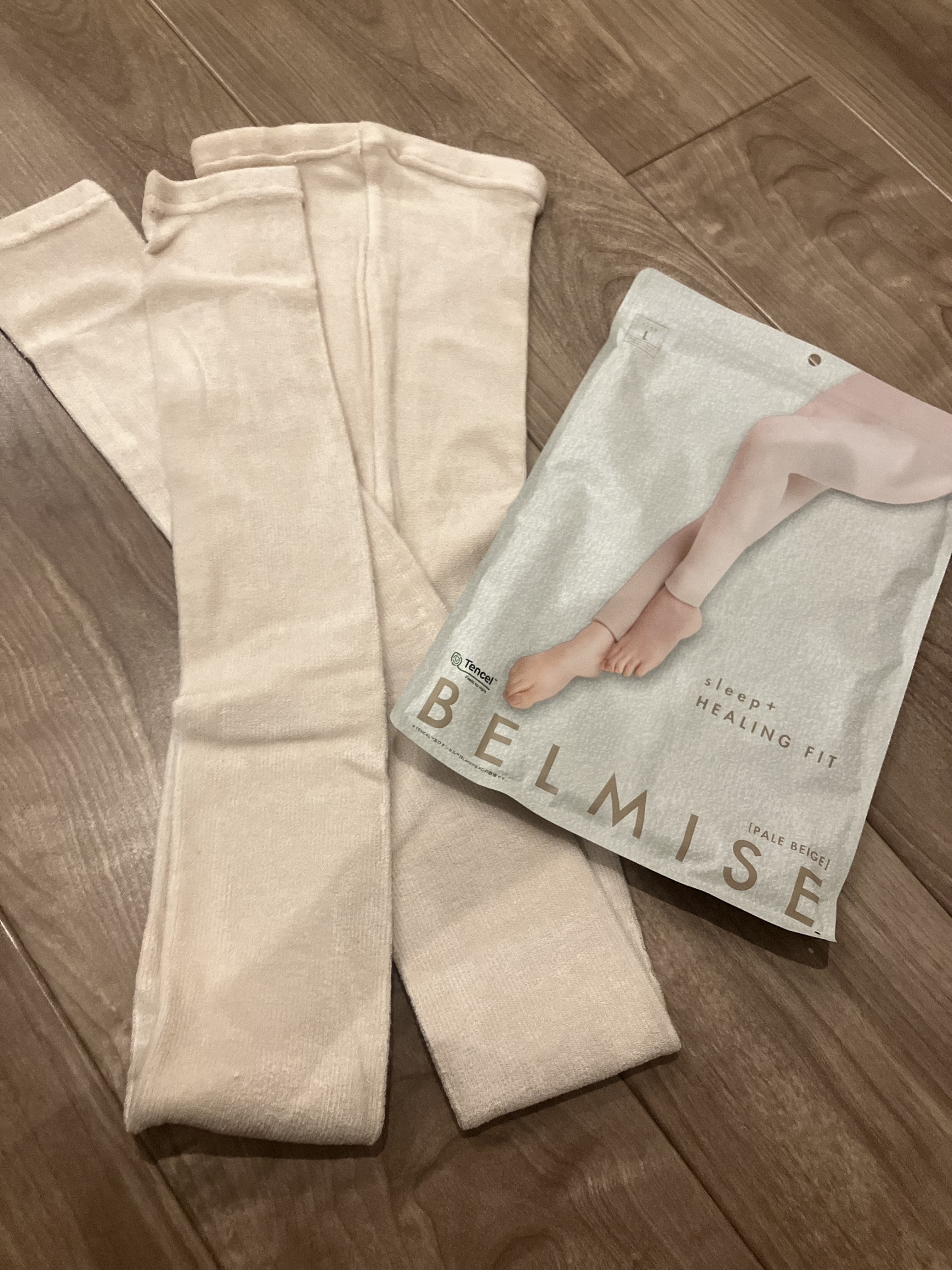 パジャマレギンスsleep＋/BELMISE/着圧ソックス・レギンスを使ったクチコミ（2枚目）