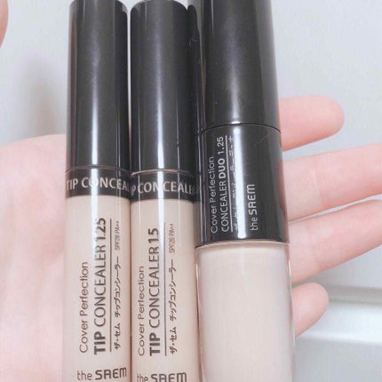 カバーパーフェクション チップコンシーラー/the SAEM/リキッドコンシーラーを使ったクチコミ(2枚目)