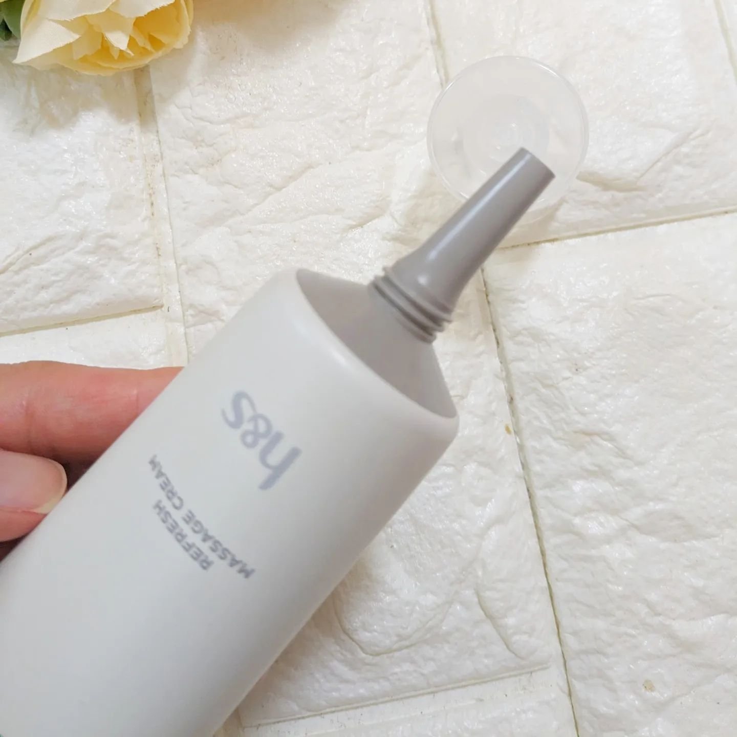 リフレッシュ マッサージクリーム/h&s/洗い流すヘアトリートメントを使ったクチコミ（3枚目）