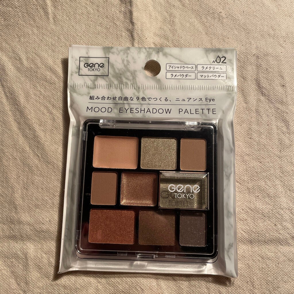 GENE TOKYO ムードアイシャドウパレット/DAISO/アイシャドウパレットを使ったクチコミ(1枚目)
