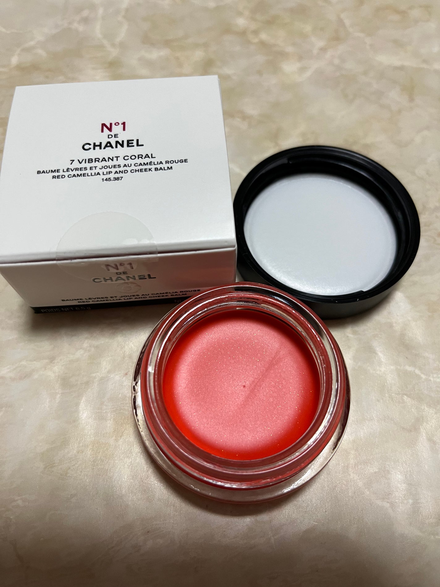 リップ&チーク ボーム N°1 ドゥ シャネル 7 ヴィブラン コーラル