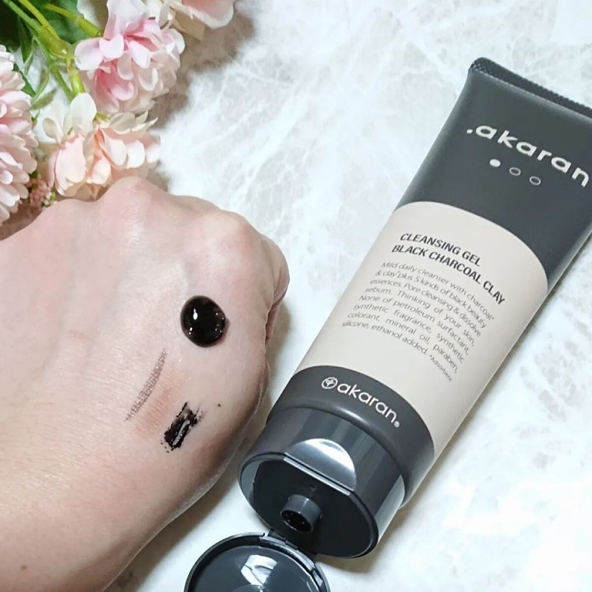 ブラックジェルクレンジング/.akaran/クレンジングジェルを使ったクチコミ（3枚目）