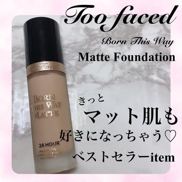 ボーン ディス ウェイ アンディテクタブル 24H マット ファンデーション/Too Faced/リキッドファンデーションを使ったクチコミ（1枚目）