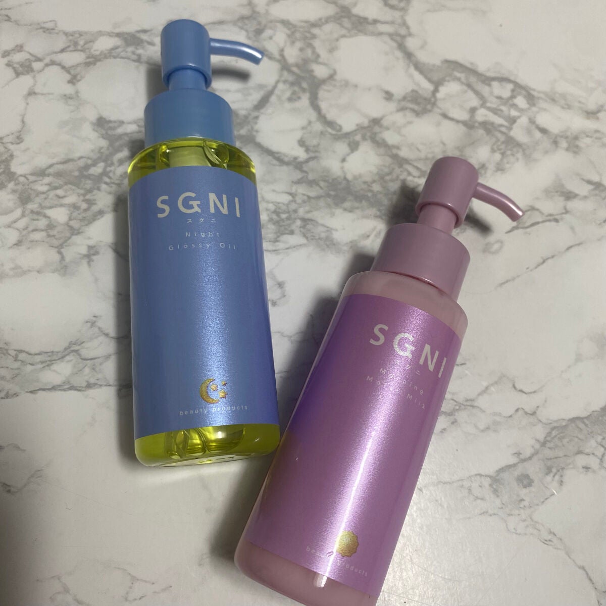 スグニ グロッシーオイル/SGNI/ヘアオイルを使ったクチコミ(1枚目)