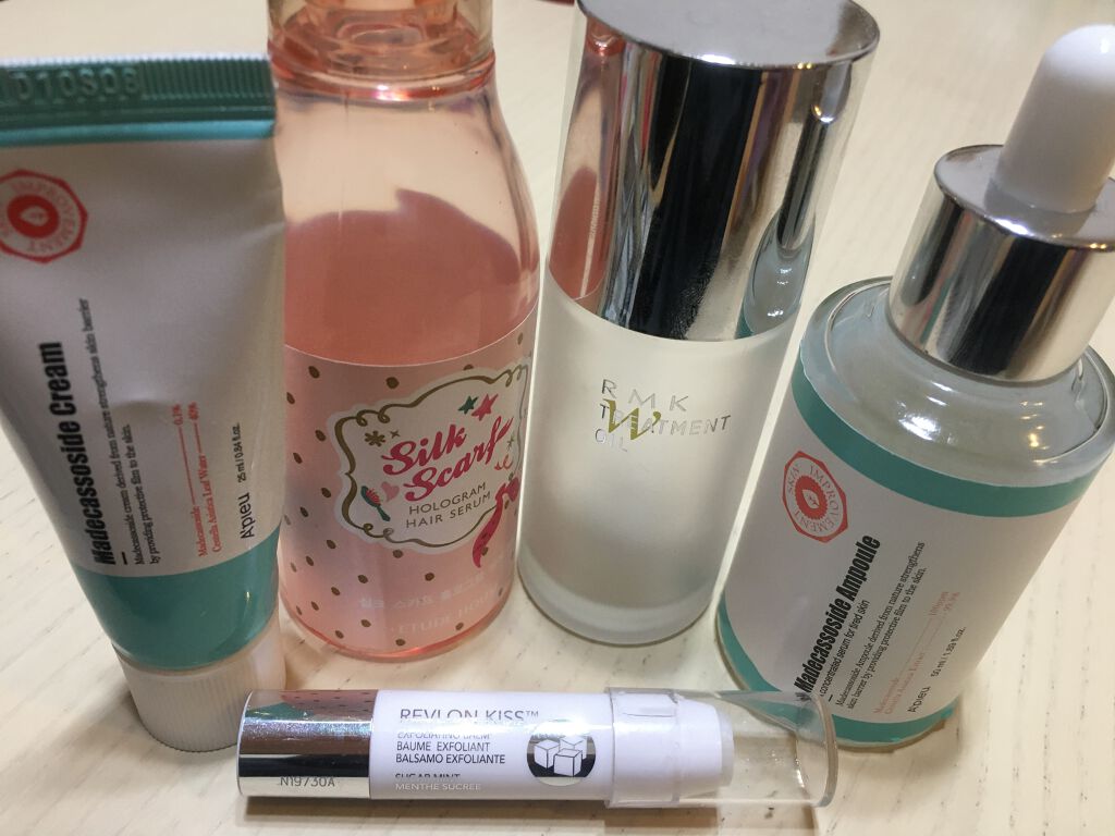 シルクスカーフ ホログラム ヘアセラム/ETUDE/ヘアオイルを使ったクチコミ（1枚目）