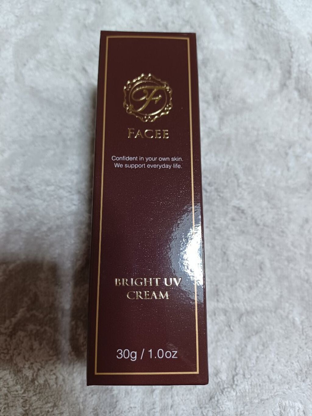 ブライトUVクリーム/Facee/日焼け止めクリームを使ったクチコミ(1枚目)