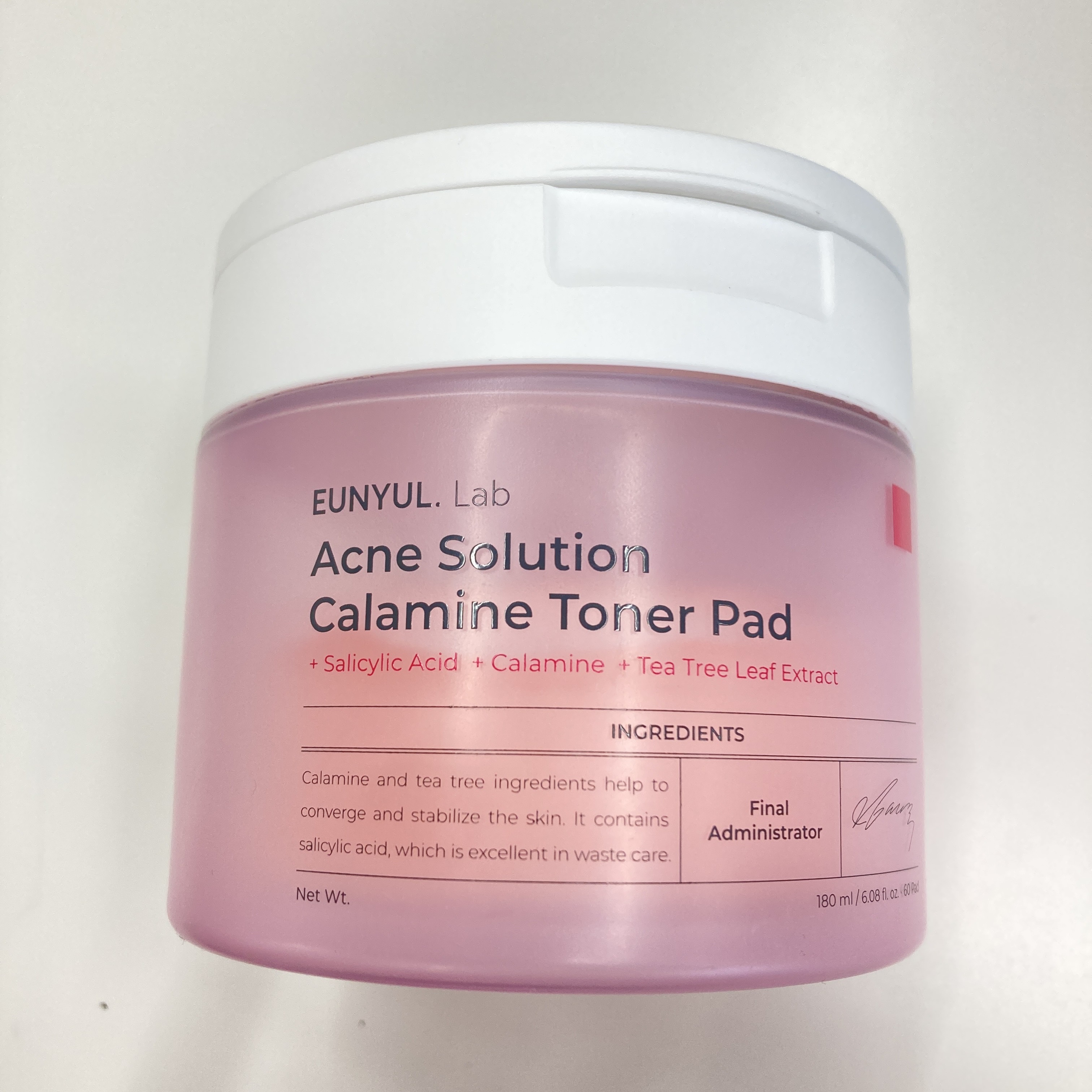 ラボアクネソリューションカラミントナーパッド/EUNYUL/トナーパッドを使ったクチコミ（3枚目）