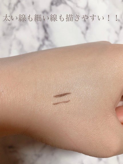 「密着アイライナー」ショート筆リキッド/デジャヴュ/リキッドアイライナーを使ったクチコミ(3枚目)