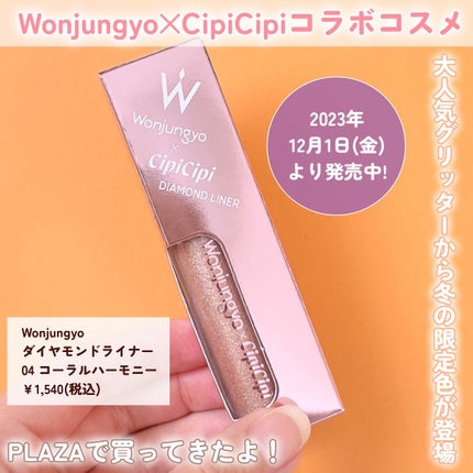 ウォンジョンヨ ダイヤモンドライナー/Wonjungyo/リキッドアイシャドウを使ったクチコミ(2枚目)