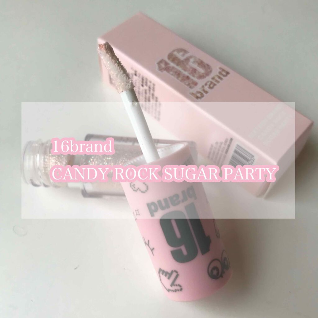 CANDYROCK SUGARPARTY/16BRAND/リキッドアイシャドウを使ったクチコミ(1枚目)