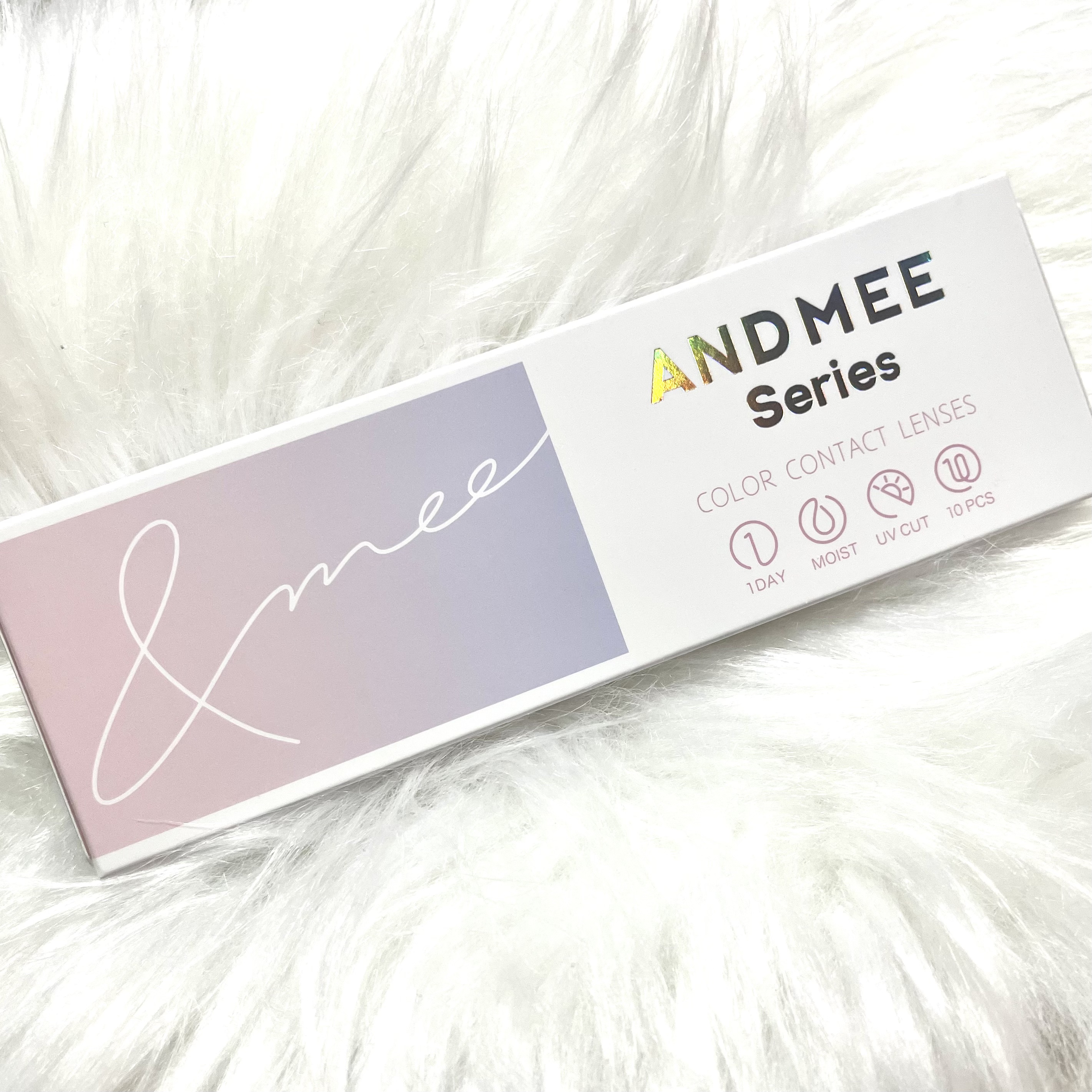 AND MEE 1day ビスケット/AngelColor/ワンデー（１DAY）カラコンを使ったクチコミ（3枚目）