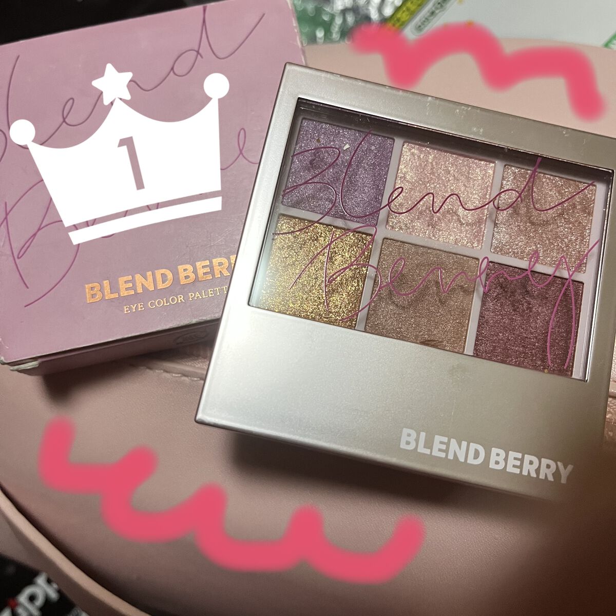 オーラクリエイション/BLEND BERRY/アイシャドウパレットを使ったクチコミ（1枚目）