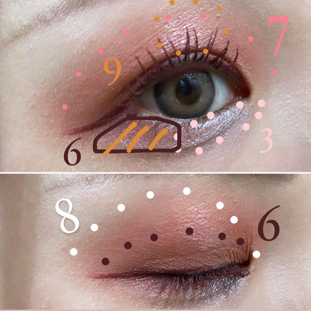 Eye Shadow 10 Colors PK/Bonneil/アイシャドウパレットを使ったクチコミ(8枚目)