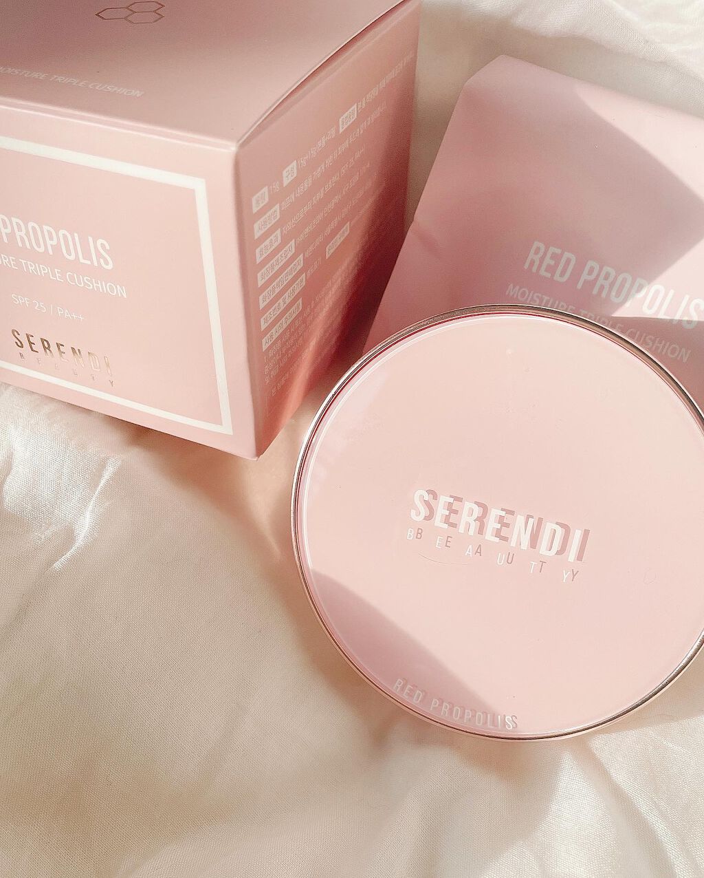 RED PROPOLIS MOISTURE TRIPLE CUSHION/SERENDI BEAUTY/クッションファンデーションを使ったクチコミ(10枚目)