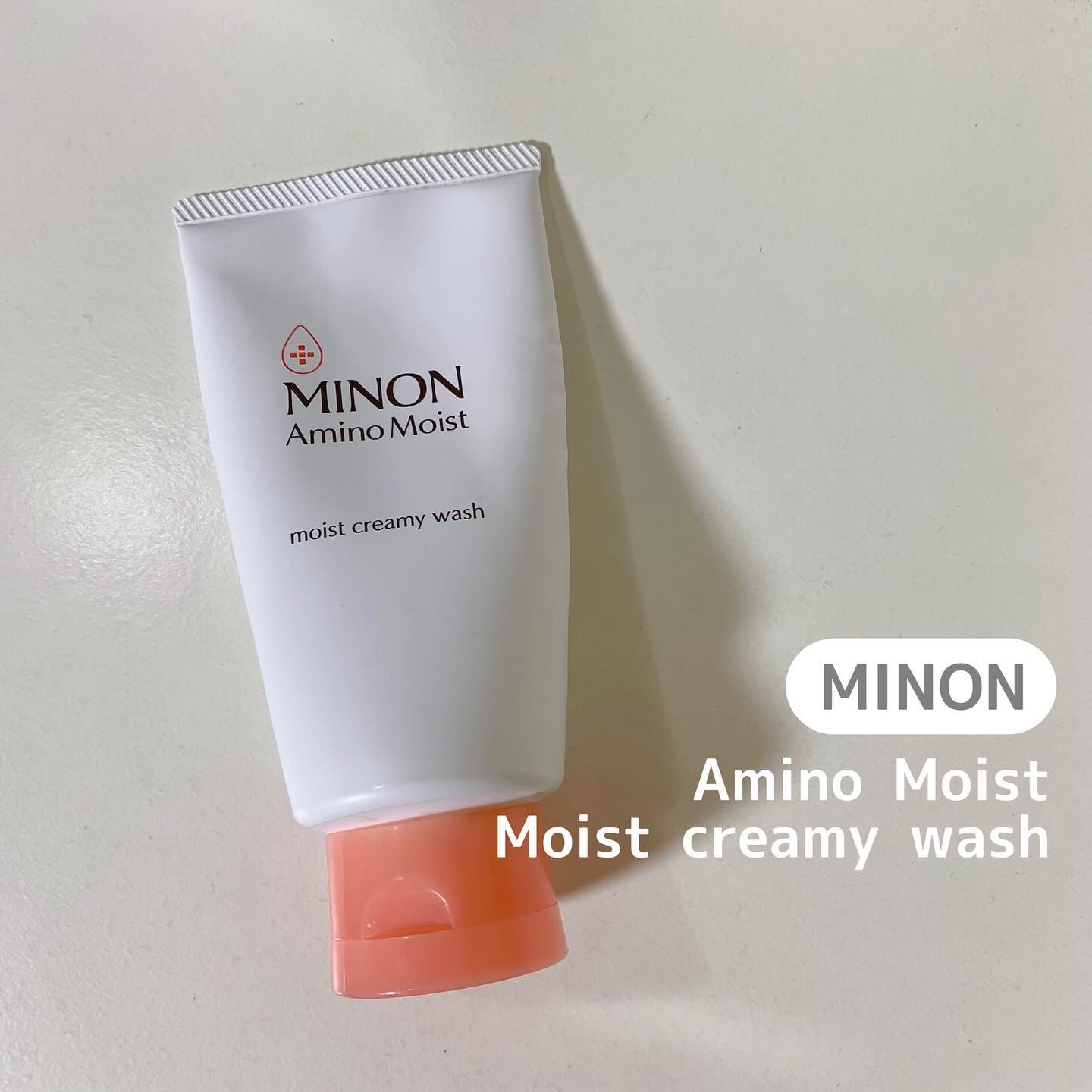 アミノモイスト モイストクリーミィ ウォッシュ/ミノン/洗顔フォームを使ったクチコミ（1枚目）