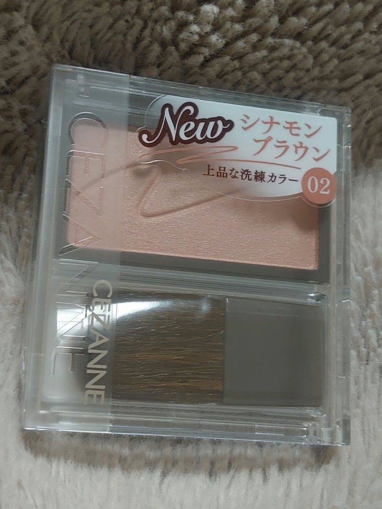 チークブラッシュ/CEZANNE/パウダーチークを使ったクチコミ（1枚目）