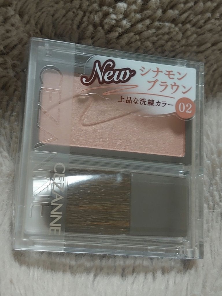 チークブラッシュ/CEZANNE/パウダーチークを使ったクチコミ(1枚目)